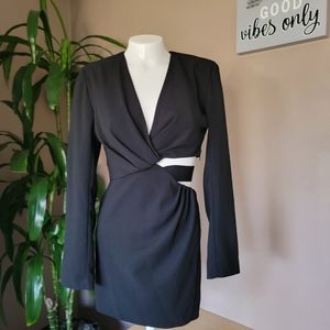 Zara | Cutout Mini Dress - Black